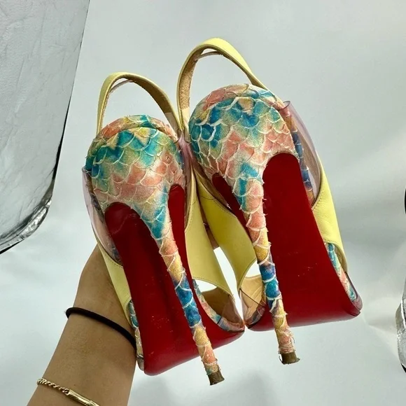 Christian Louboutin Air Chance 120 Primevere size 10.5 - Picture 12 of 16